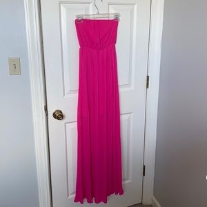 Fuchsia maxi dress